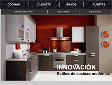 Tablet Screenshot of emcocinas.com